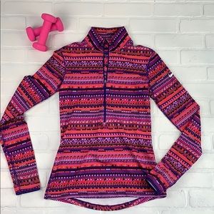 Nike Pull over zip up!